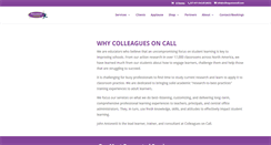 Desktop Screenshot of colleaguesoncall.com